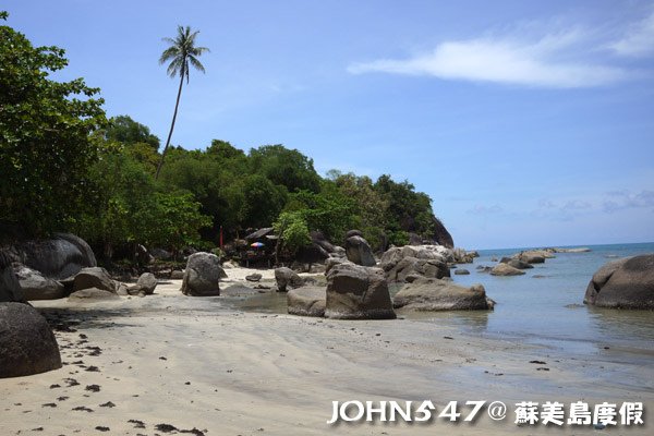 蘇美島騎機車環島7.Hua Thanon Beach 華塔儂海灘3.jpg