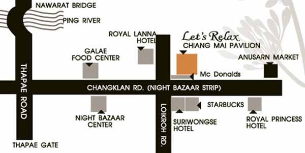 泰國清邁Let's Relax Spa按摩店map.jpg