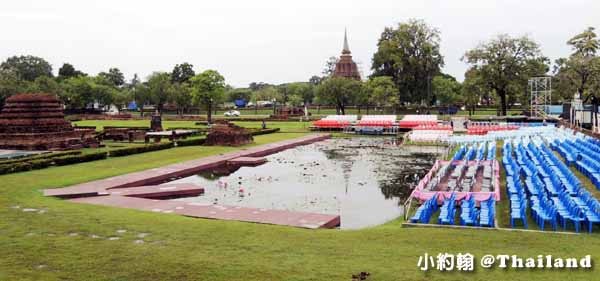 素可泰水燈節煙火秀坐位區 Sukhothai 素可泰歷史遺跡公園