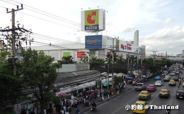 泰國曼谷-泰國七天六夜自由行地鐵Thailand Cultural Centre泰國文化中心站4號Big C大超市.jpg