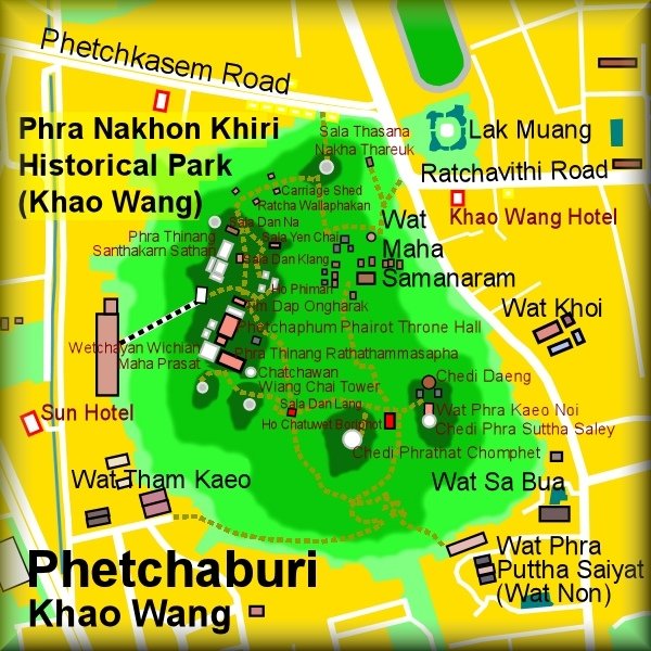 Khao Wang (Phra Nakhon Khiri Historical Park) MAP