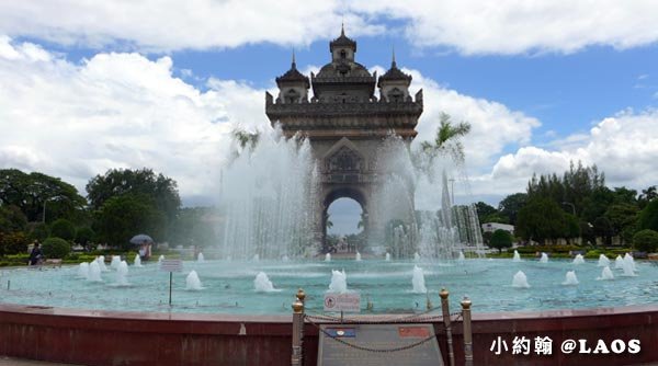 寮國永珍熱門景點凱旋門 (Patuxay Monument)