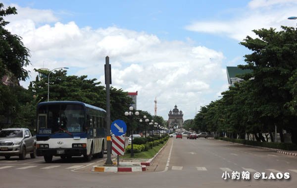 寮國永珍地標Patuxay凱旋門