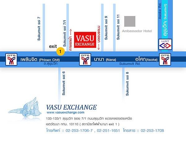 vasu exchange bangkok map