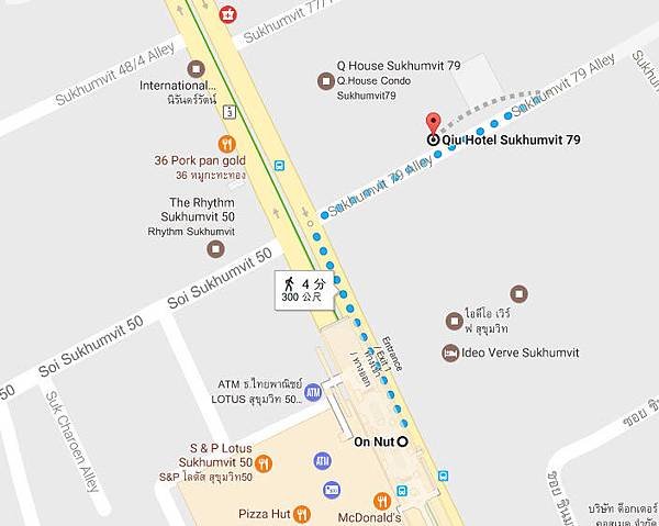 Qiu Hotel Sukhumvit onnut Map.jpg