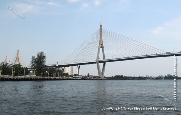 Kanchanaphisek Bridge Chao Phraya river Samut Prakan.jpg