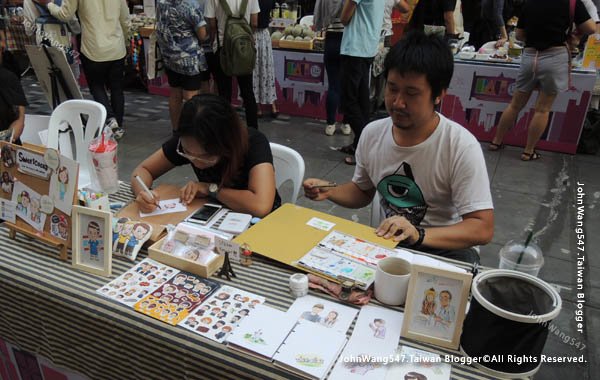 Bangkok Art Festival@Siam Square曼谷快閃市集8.jpg