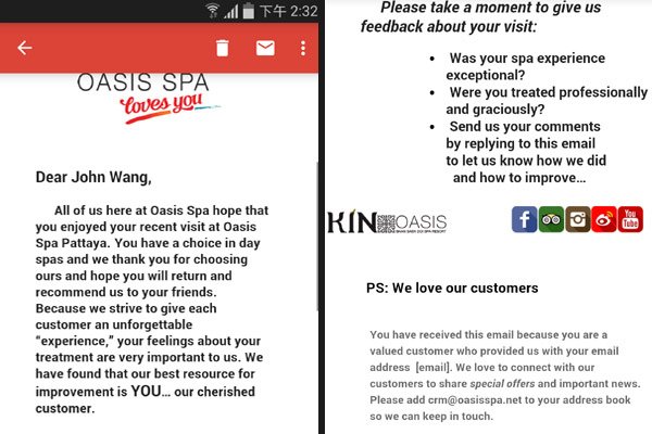 Oasis Spa Loves you