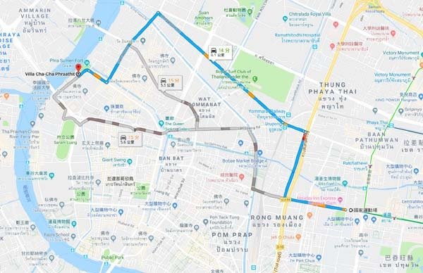 Villa Cha Cha Phraathit hotel MAP2.jpg