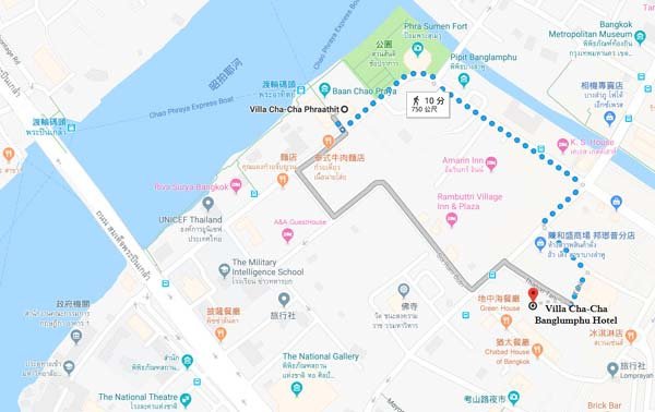 Villa Cha-Cha Banglumphu Hotel MAP.jpg