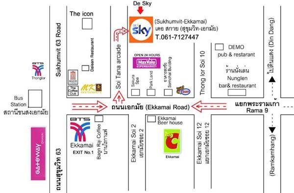 De Sky Sukhumvit Ekkamai MAP2.jpg