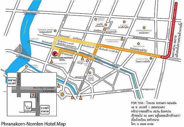 Phranakorn-Nornlen Hotel official MAP.jpg