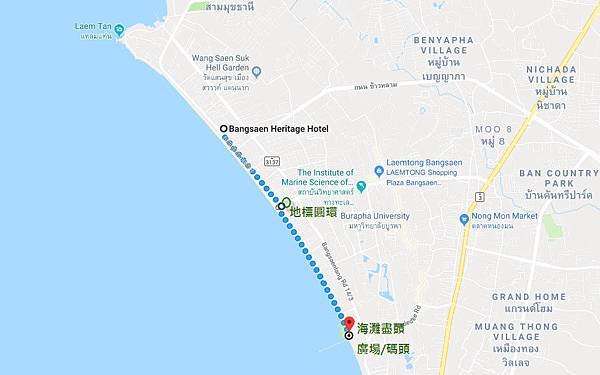 Bangsaen Heritage Hotel map.jpg
