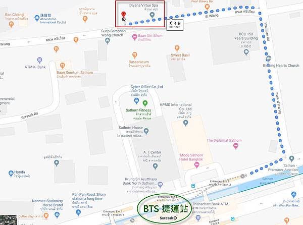 Divana Virtue SPA Bangkok Surasak Silom MAP