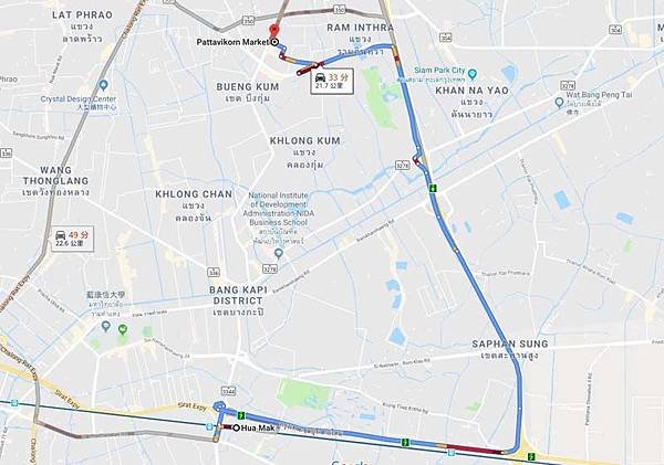 Pattavikorn Market Bangkok MAP