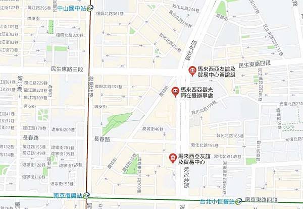 馬來西亞觀光局在臺辦事處map.jpg