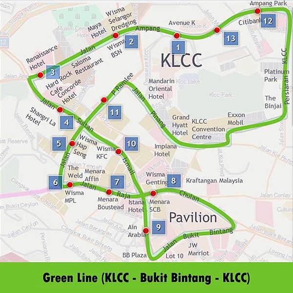 Go KL City Bus – Green Line