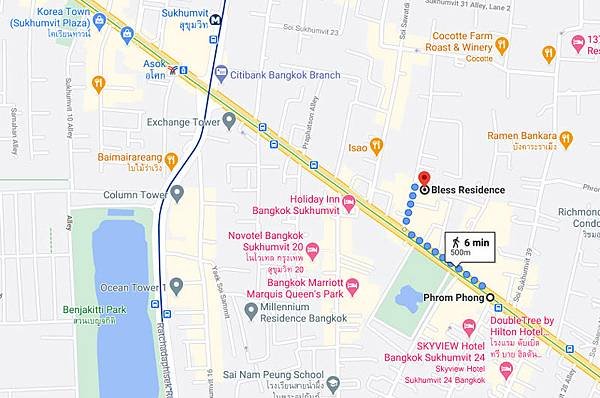 The Bless Hotel &amp; Residence Bangkok MAP.jpg