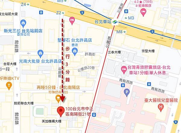 ZAC ZAG一樂炸雞台北車站南陽店map.jpg