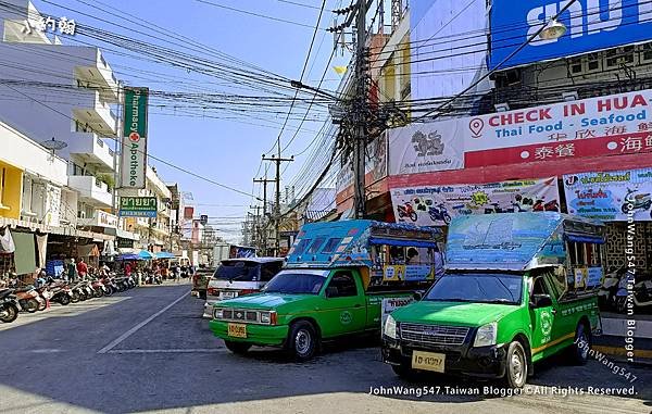 Huahin night market華欣夜市綠色雙條車.jpg