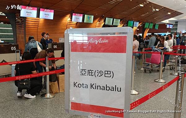 搭亞航AirAsia直飛BKI沙巴亞庇-桃園機場報到2.jpg