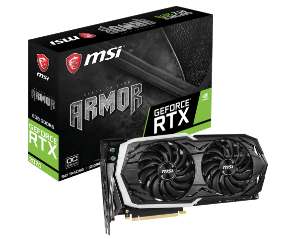 MSI GeForce RTX 2070 ARMOR 8G OC