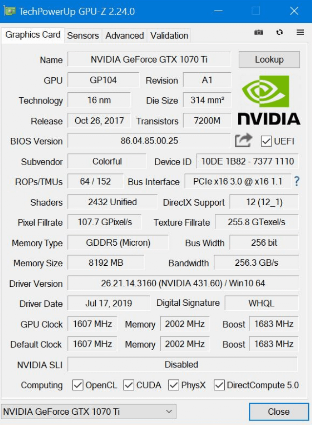 TechPowerUp發布顯卡監控軟體GPU-Z v2.24.0.PNG