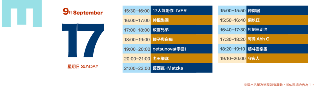 2023新北市貢寮國際海洋音樂祭(福隆海水浴場)大小舞台人氣