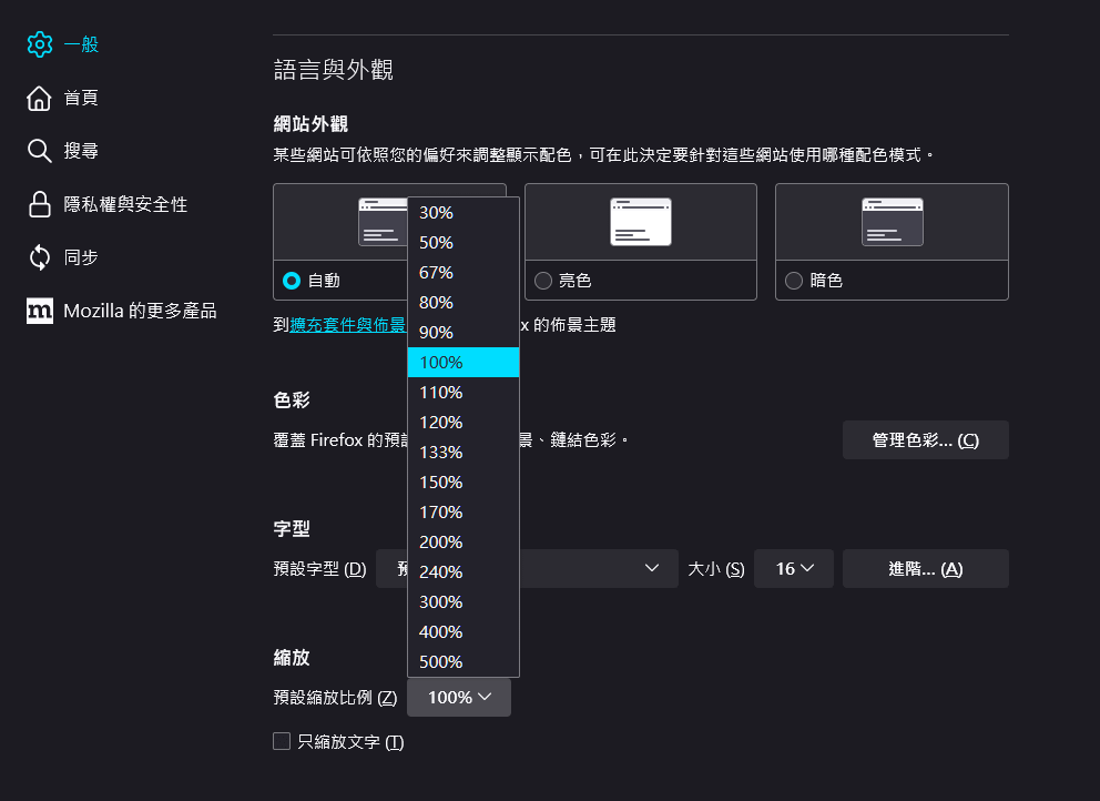 Firefox預設縮放.PNG