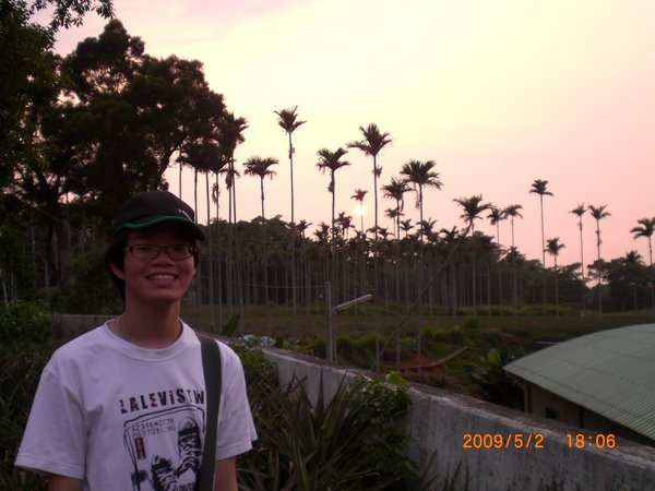 我和芬園的夕陽餘暉