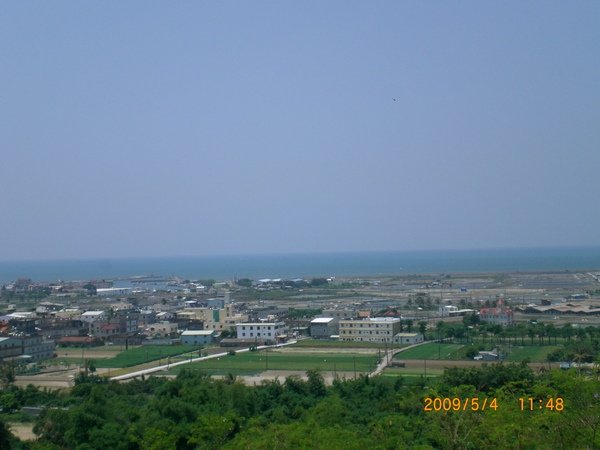 從漯底山望向嘉南平原