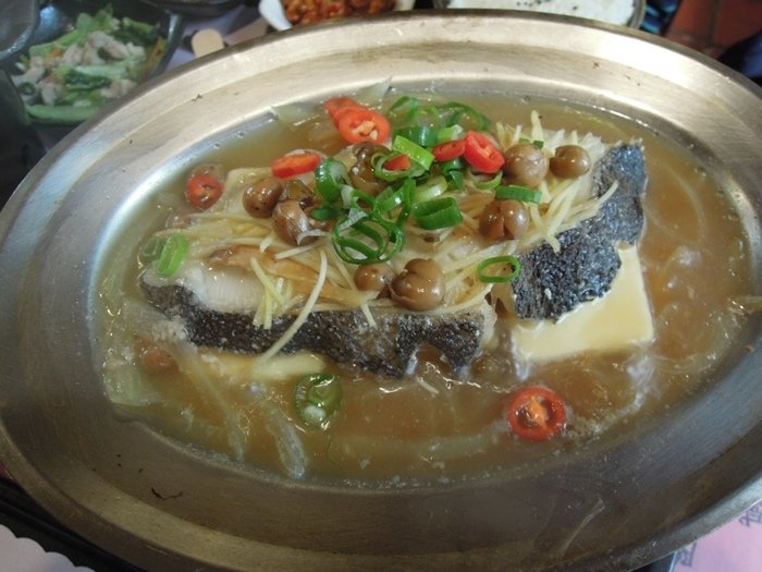 樹子蒸鱈魚套餐