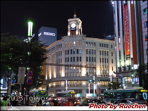 銀座地標--和光鐘樓