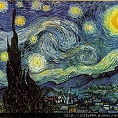 梵谷的圖--星夜.jpg