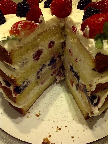 My Triple Berry Cake - 11/3/2010 (2)