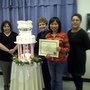 With instructors: (from left) Debbie, Sandy, me and Lorena