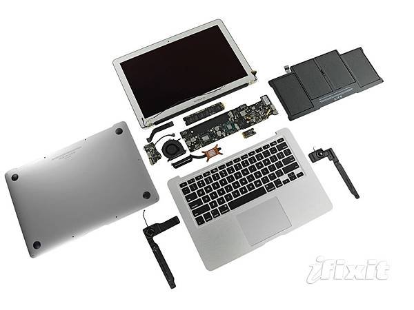 MacBook Air 13吋 Mid 2011 被拆解