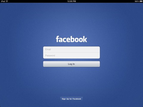 Facebook iPad版推出