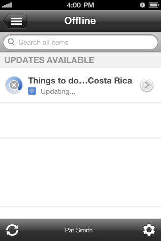 Google Drive iOS App