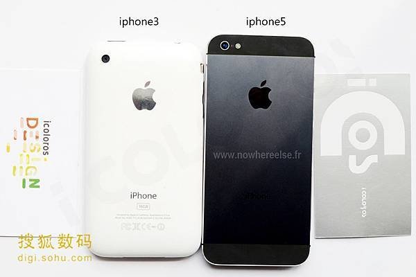 iPhone 5, 4S, 3GS 比較