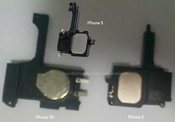 iPhone 5S, iPhone 6 零件流出