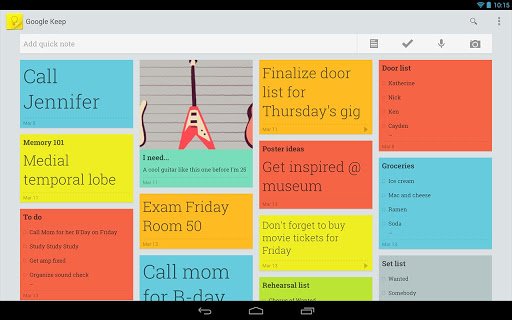 Google Keep App