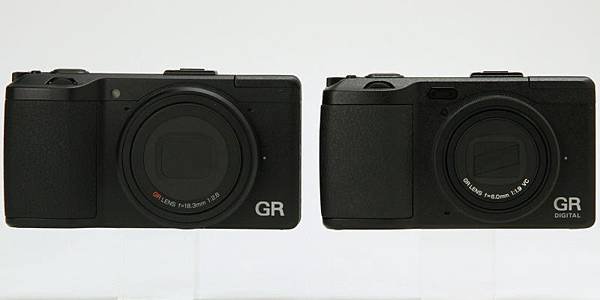 Ricoh GR, GRD4 外觀比較