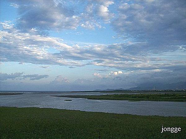 蘭陽溪黃昏