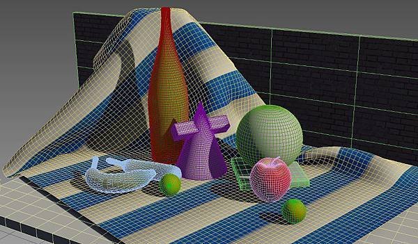 3D水果、靜物貼圖作品