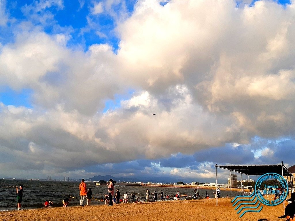 福岡在地人的金黃色沙灘 - 福岡市海濱公園