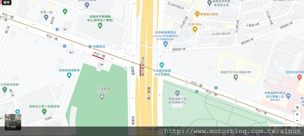 苓雅區  中正一路/高速公路西側便道(北向南)