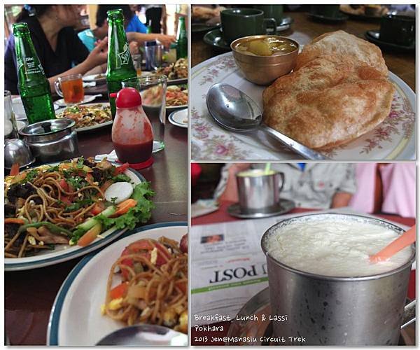 Brealfast, Lunch &amp; Lassi @Pokhara