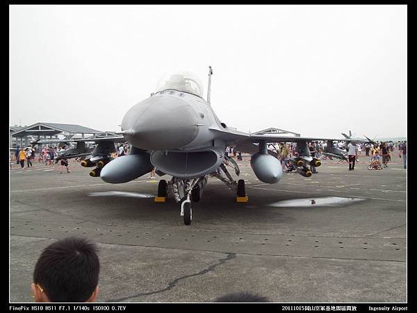 20111015岡山空軍基地-F16與幻象2000V09.JPG