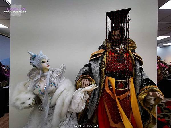 【新莊文藝中心】三昧堂『風華絕代』精工布袋戲偶展(展場約九成